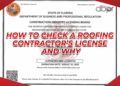 How To Check A Roofing Contractor’s License And Why - Istueta Roofing