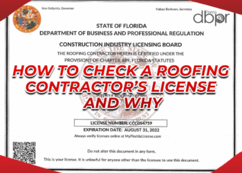 How To Check A Roofing Contractor’s License And Why - Istueta Roofing